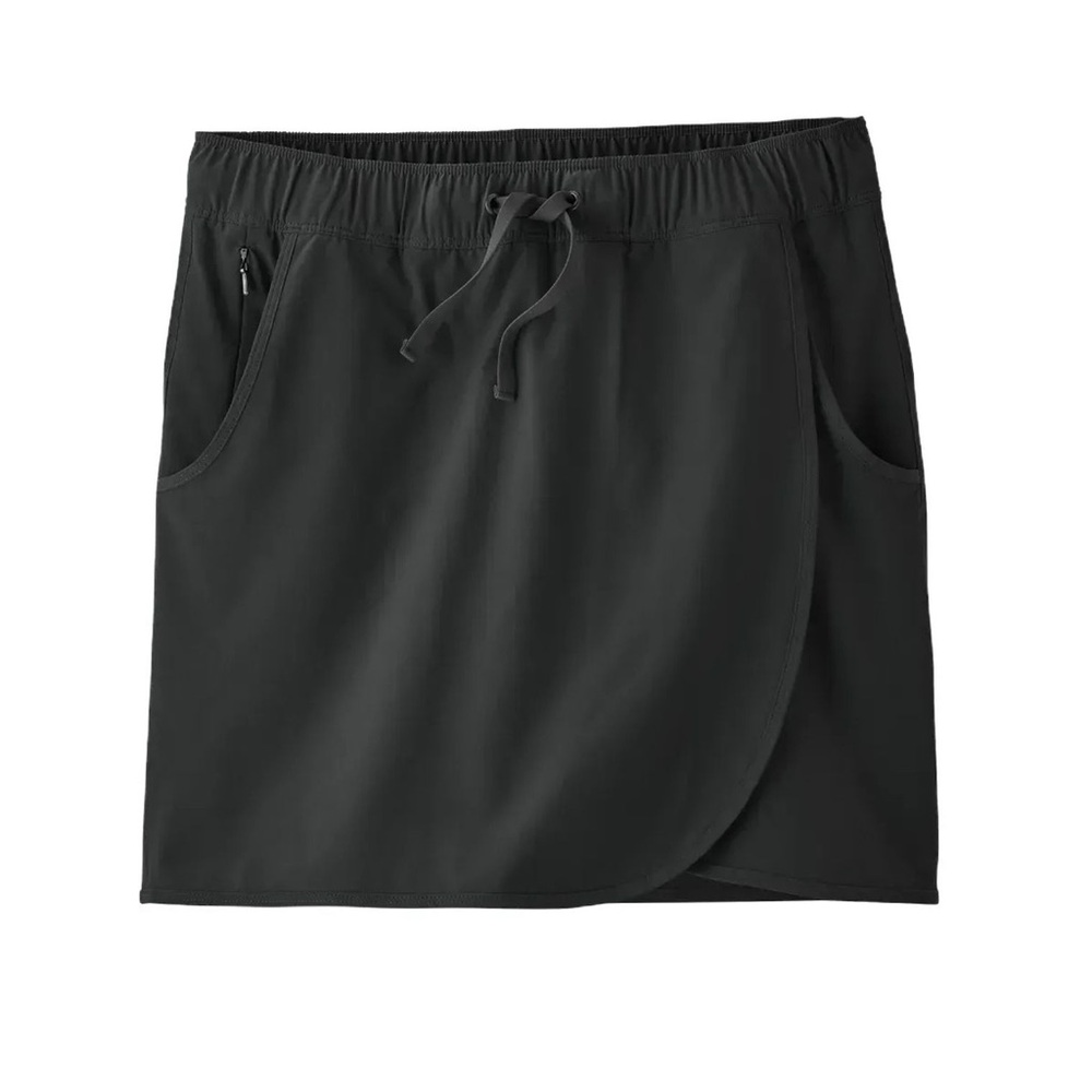 Patagonia Fleetwith Skort Sz S Black Built-In Shorts